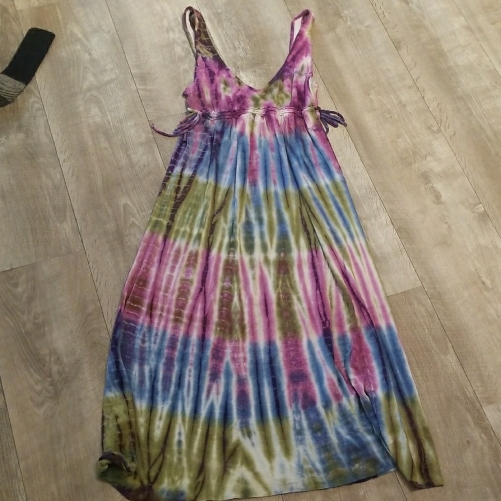 lucky brand tie dye dress
